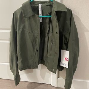 Lululemon cotton shirt jacket 6 NWT